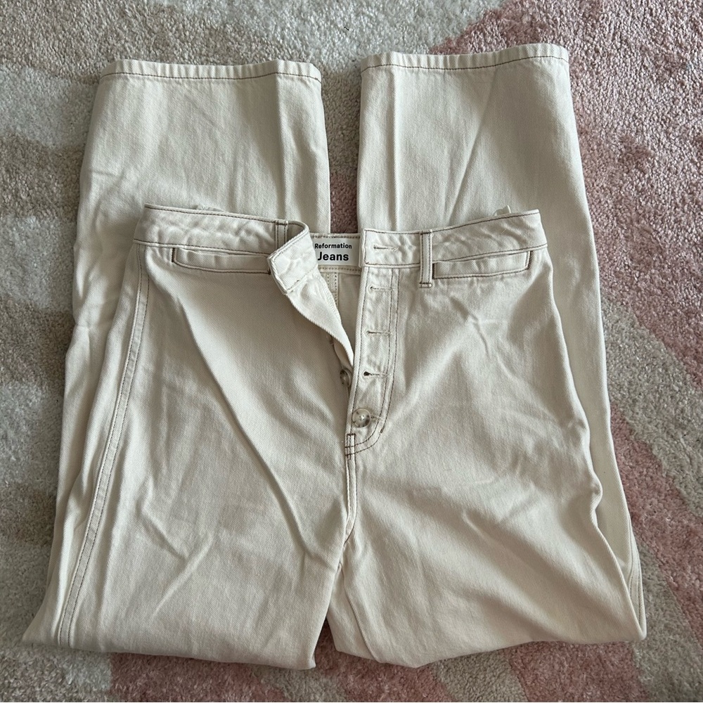 Reformation Lexi High Rise Wide Leg Jeans - Picture 6 of 10